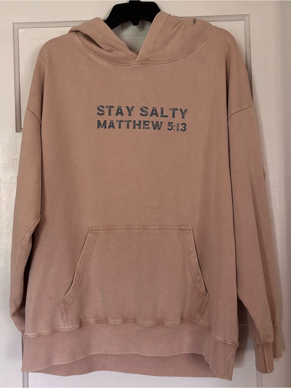 Stay Salty Matthew 5:13 Crewneck Hoodie - Beige